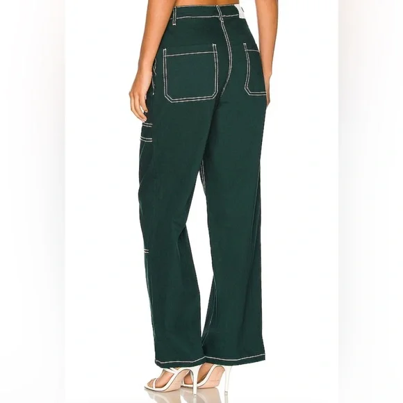 BY.DYLN Cooper Jeans Y2K Cotton Wide Leg Pants Jeans High Hi Waist M 28” 29” Y2K - Picture 3 of 6